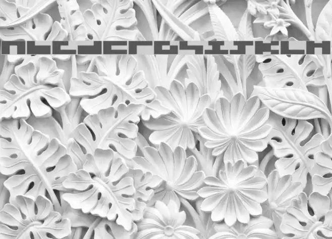 3x3-flat Font examples