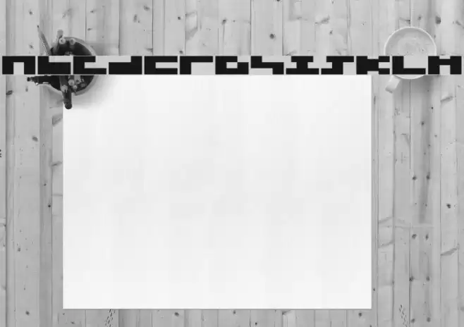 3x3-flat Font examples