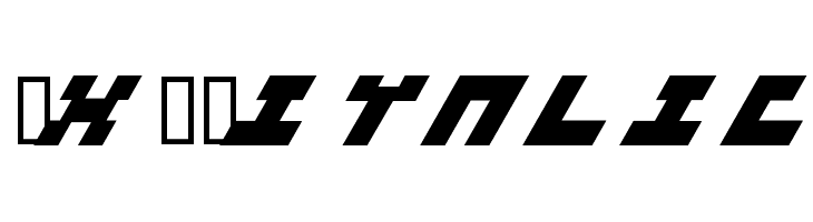 3x3-italic Fonte