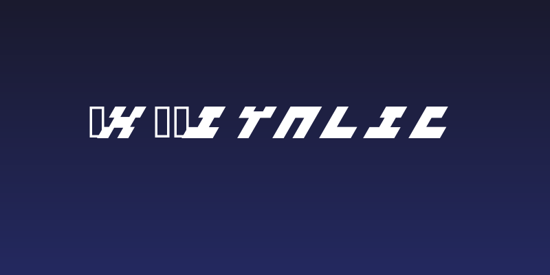 3x3-italic Social Header