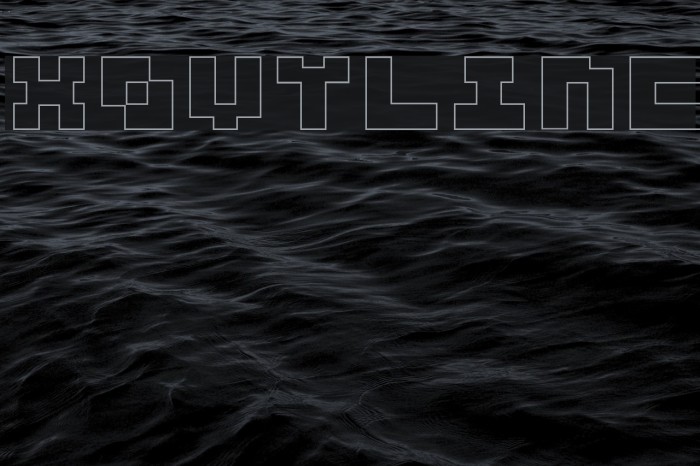 3x3-outline Font examples
