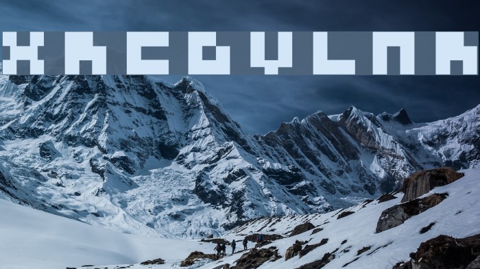 3x3-regular Font examples