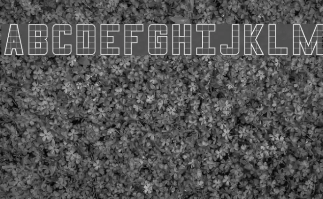 3x5 Outline Font examples