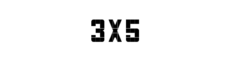 3x5 Fonte