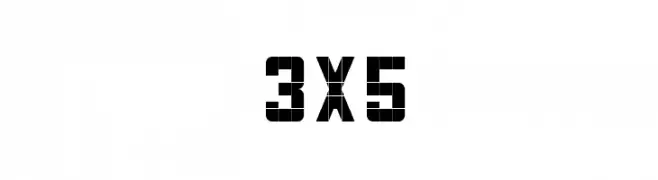 3x5  免费字体下载