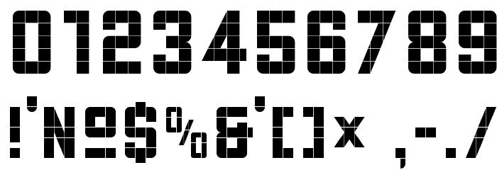 3x5 Font Alte caractere