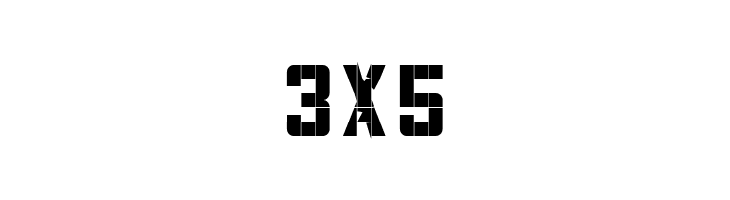 3x5  Fuentes Gratis Descargar