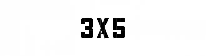 3x5  font caratteri gratis