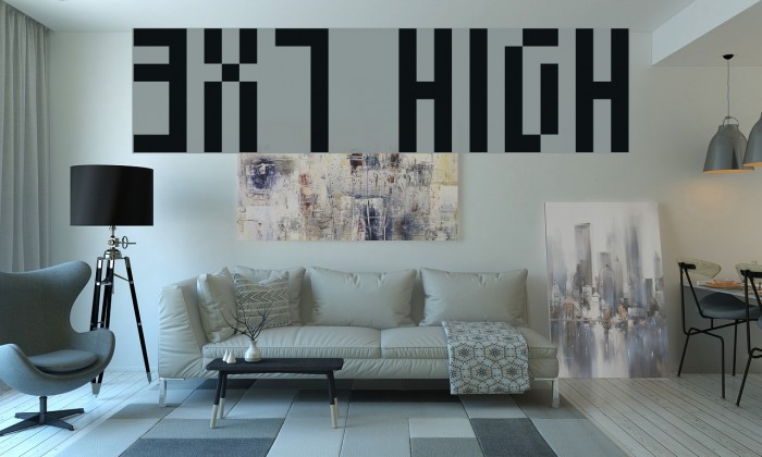 3x7 High Font examples