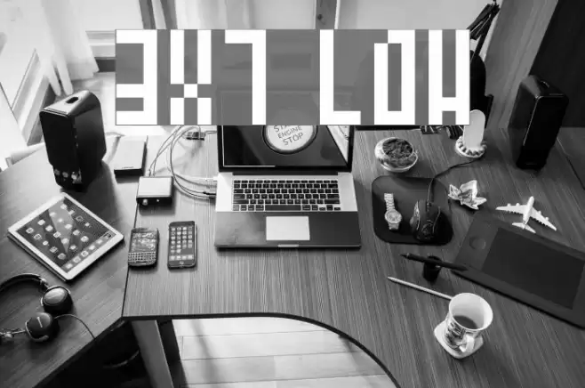 3x7 Low Font examples