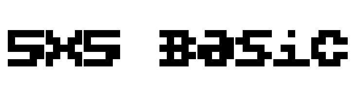 5X5 Basic Font