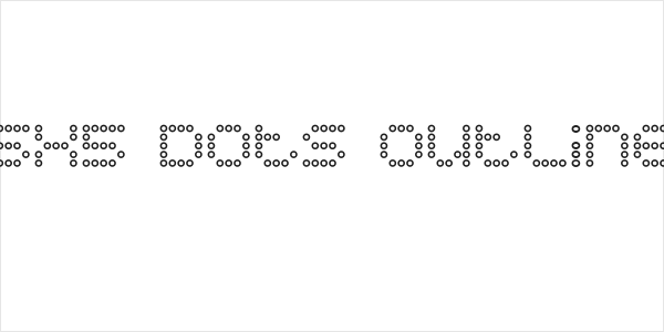 5x5 Dots Outline Logo