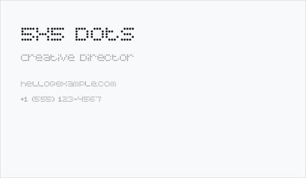 5x5 Dots Business Card