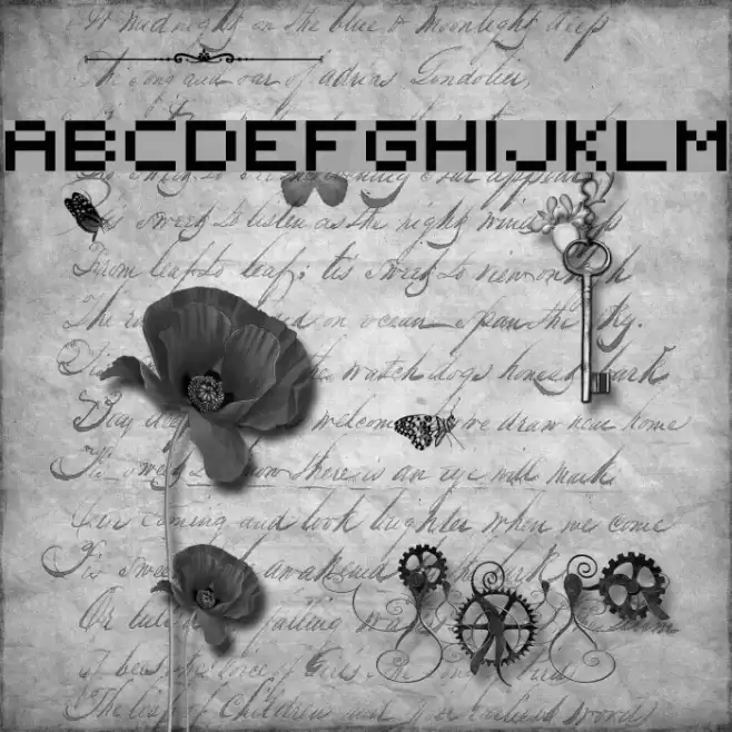 5x5 rounded Caratteri examples