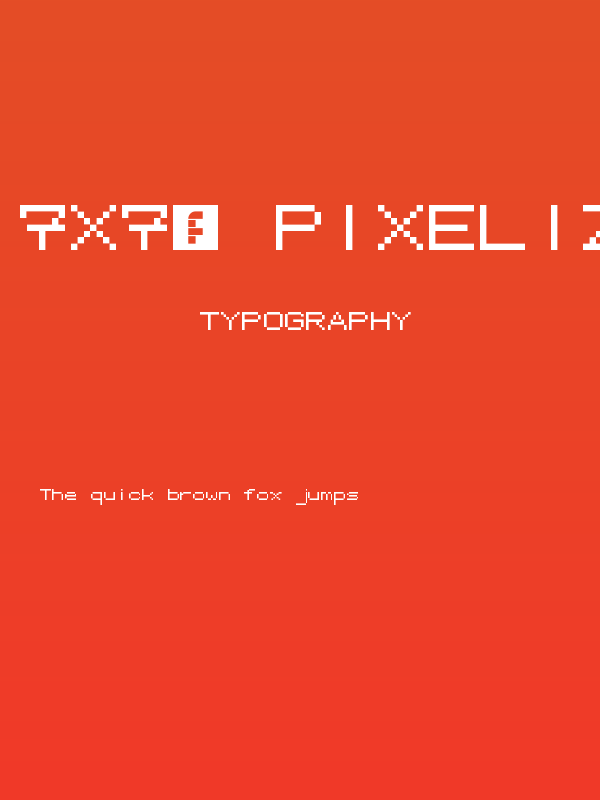 7x7  Pixelized Regular Poster