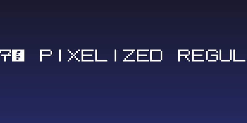 7x7  Pixelized Regular Social Header