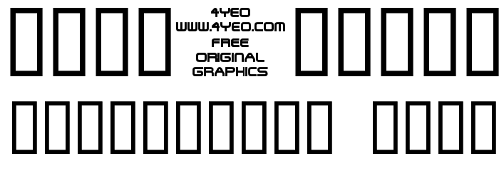 4YEOTHANKS Font OTHER CHARS