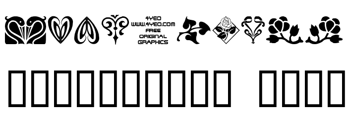4YEOVAL Font OTHER CHARS