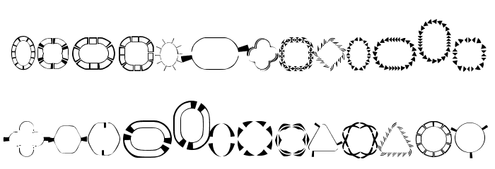 4YEOframes Font LOWERCASE