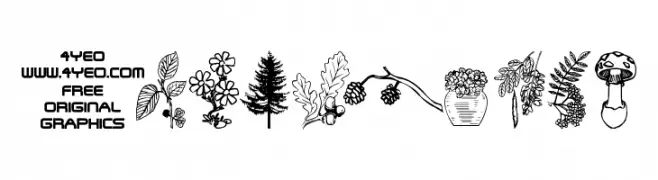 4YEOgarden  नि: शुल्क फ़ॉन्ट्स डाउनलोड