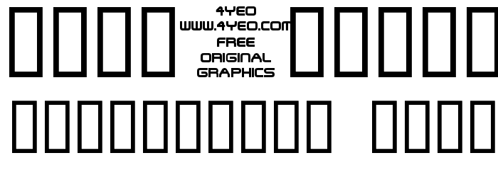 4YEOgarden Font OTHER CHARS
