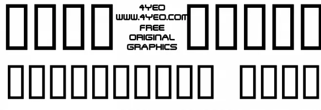 4YEOmonstrum Font OTHER CHARS