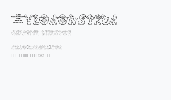 4YEOmonstrum Business Card