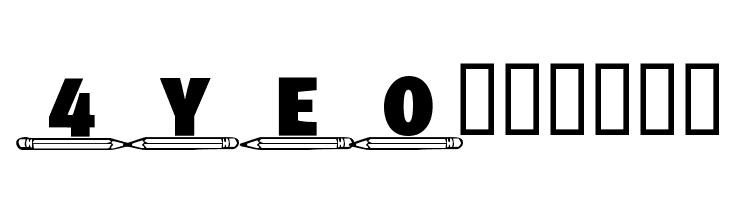 4YEOschool Font