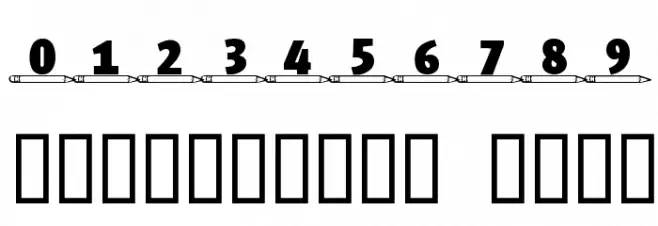 4YEOschool फ़ॉन्ट अन्य घर का काम