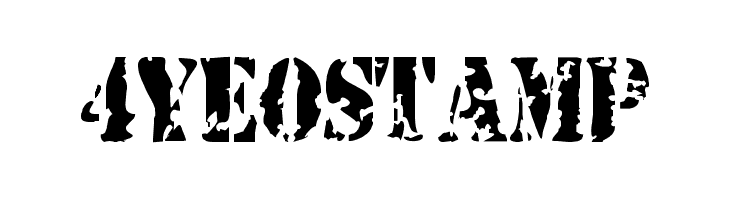 4YEOstamp Шрифта