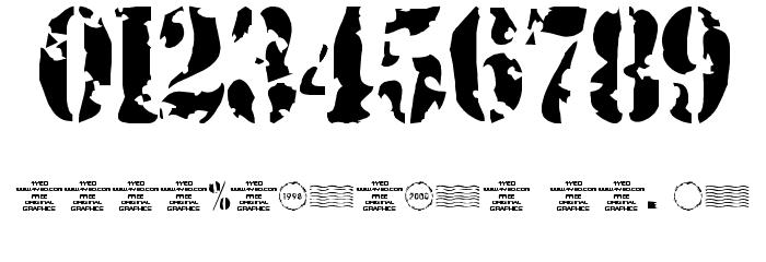 4YEOstamp Font OTHER CHARS