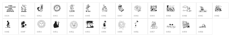 4YEOsummer Character Map