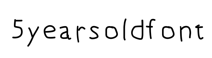 5yearsoldfont Font