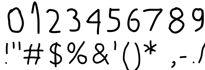 5yearsoldfont Font OTHER CHARS