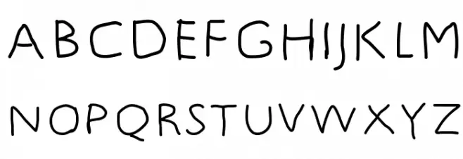 5yearsoldfont 字体 大写