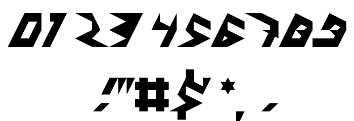 5Zlash Regular Font OTHER CHARS