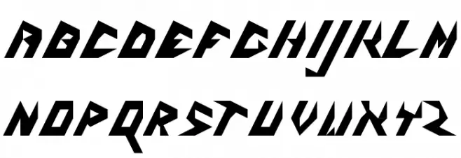 5Zlash Regular Шрифта ВЕРХНИЙ