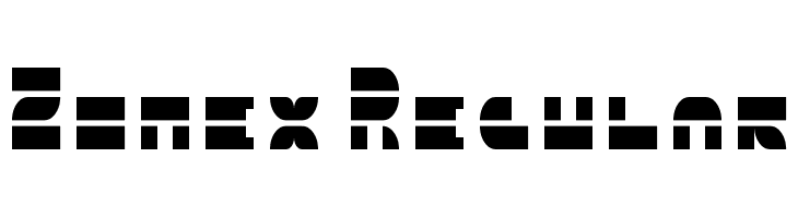5Zonex Regular Font