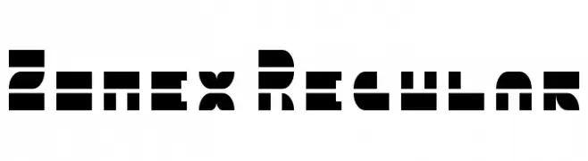 5Zonex Regular  Descarca Fonturi Gratis