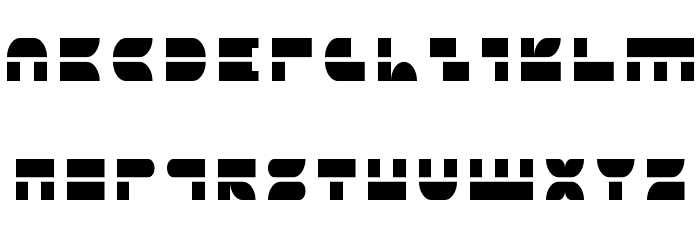 5Zonex Regular Font LOWERCASE
