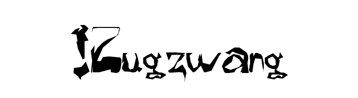 !Zugzwang フォント