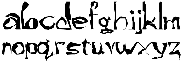 !Zugzwang Font LOWERCASE