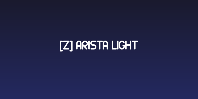 [z] Arista Light Social Header