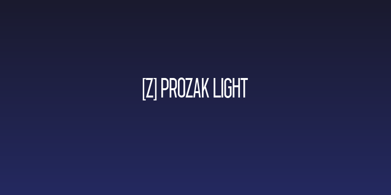 [z] Prozak Light Social Header