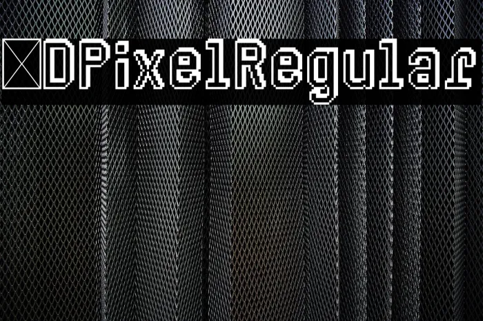 3D Pixel Regular Example 2