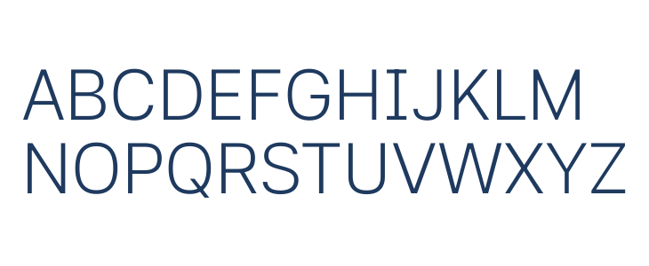 42dot Sans Light Uppercase