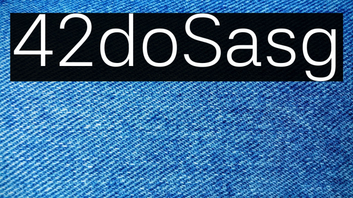 42dot Sans Light Example 3