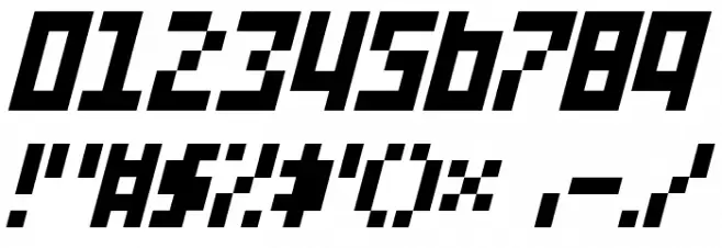 A 15-bit خط محارف أخرى