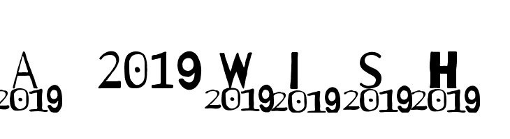 A 2019 Wish Fonte