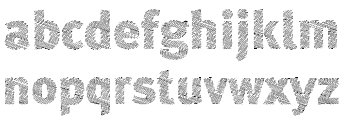 A Bebedera Heavy Font LOWERCASE